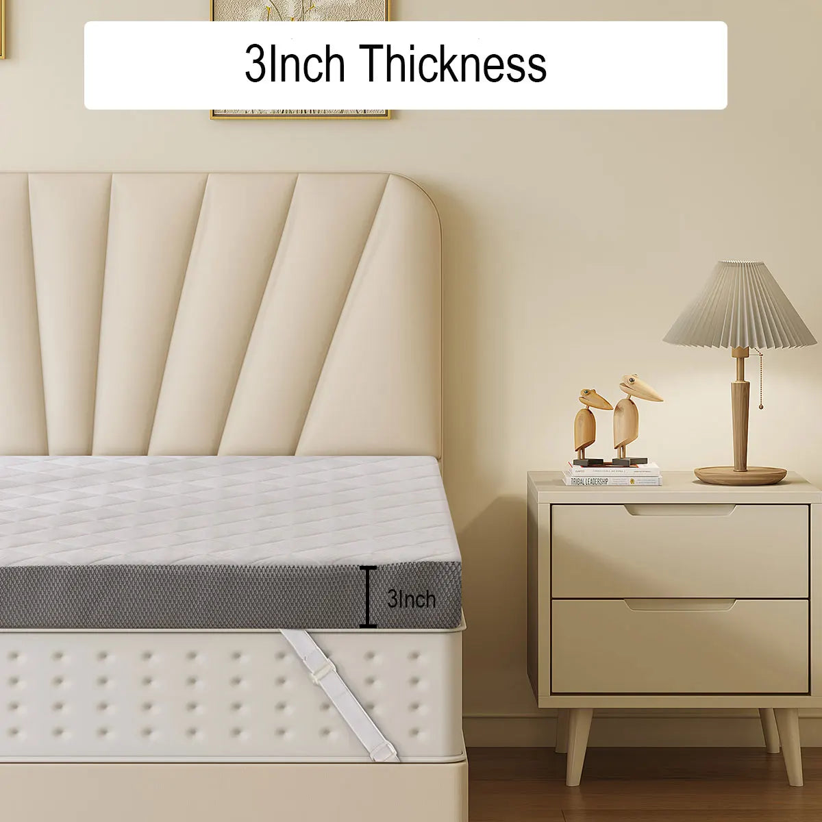 3-inch Firm Mattress Topper